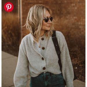 Everlane alpaca cardigan